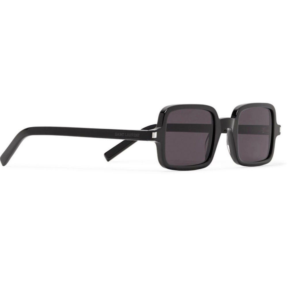Saint Laurent Square-Frame Acetate Sunglasses Black SL 332 001 Unisex - Picture 2 of 15